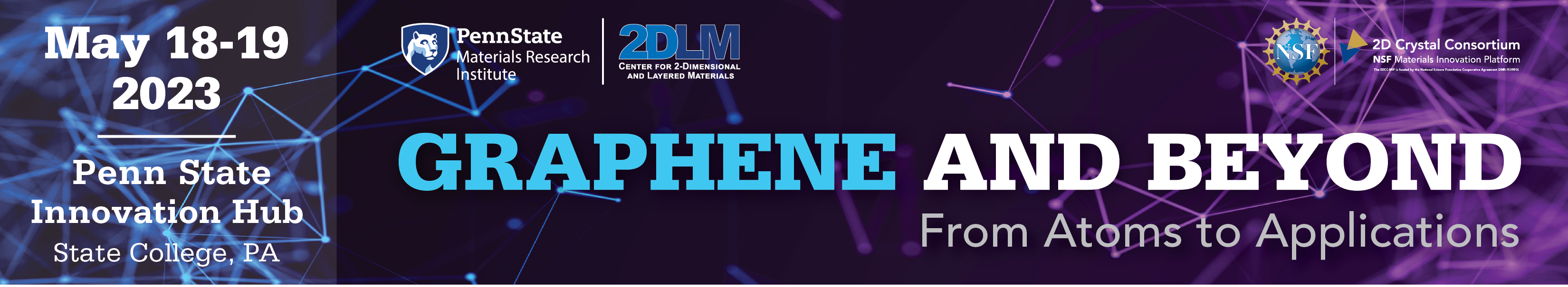 Graphene and Beyond Workshop web banner