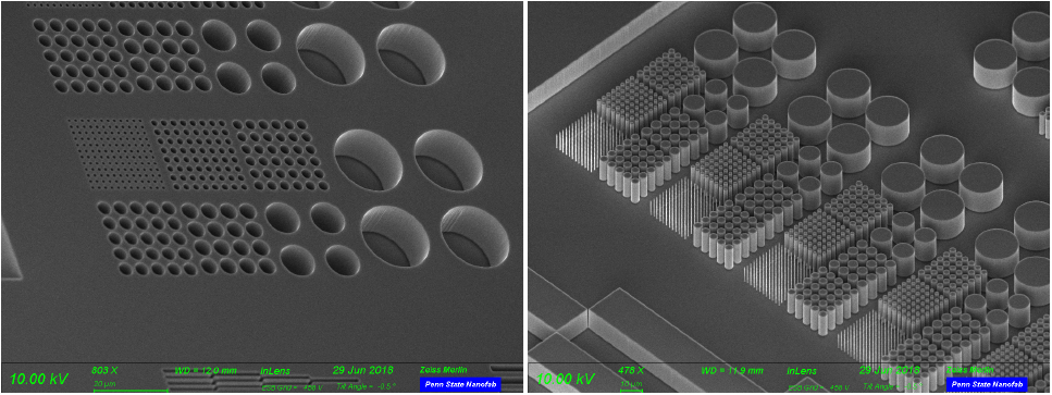 SPTS Etch Samples