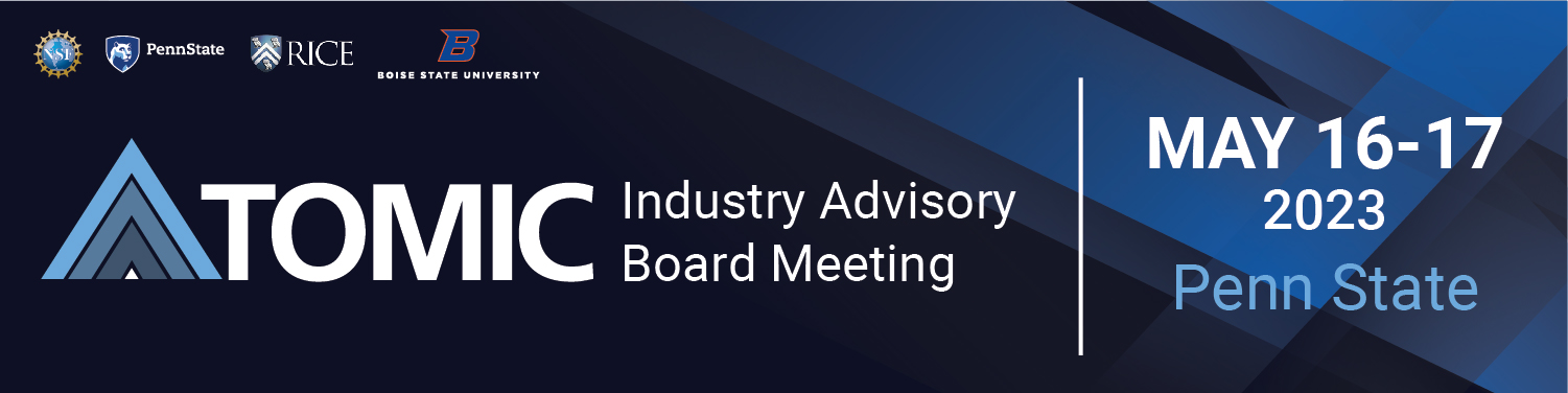 ATOMIC Industry Advisory Board Meeting banner