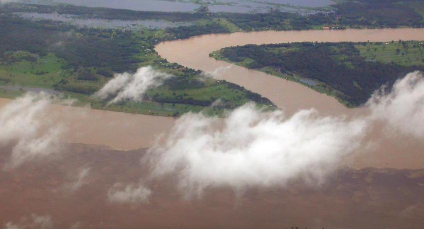 aerial view of the Amazon