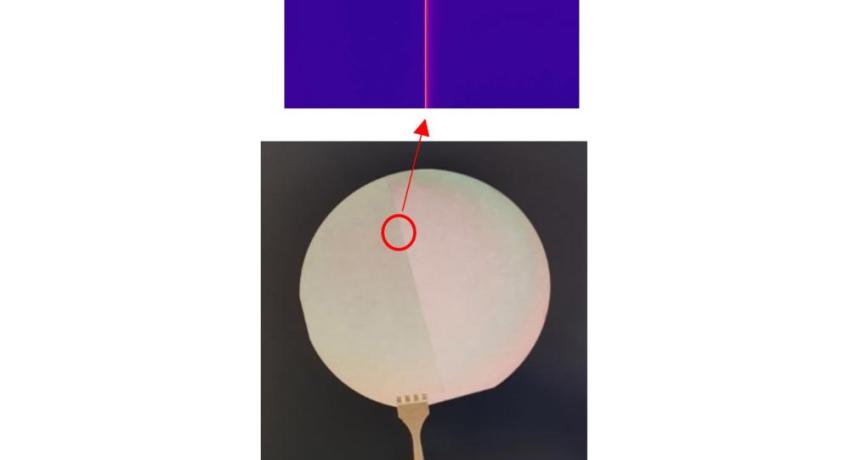 Film sample shown in this image