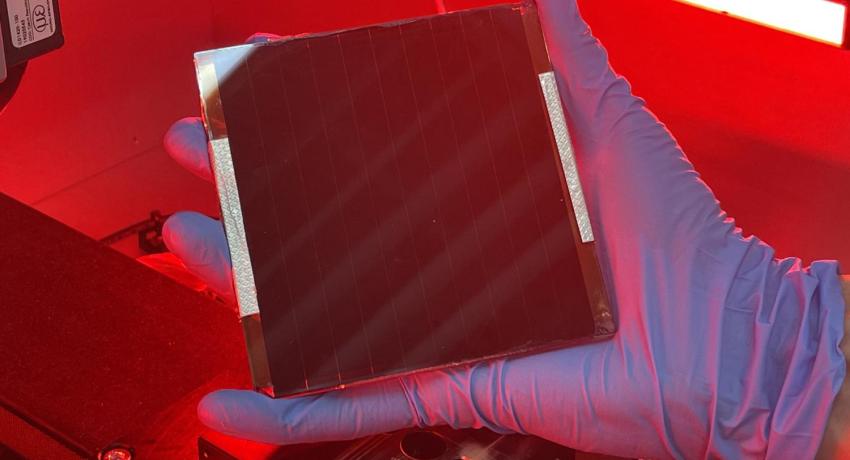 Perovskite, bio-inspired solar cell
