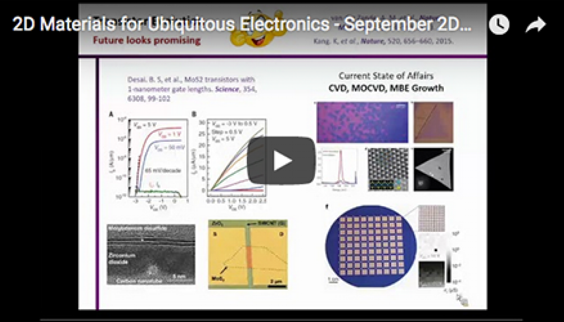 2D Materials for Ubiquitous Electronics