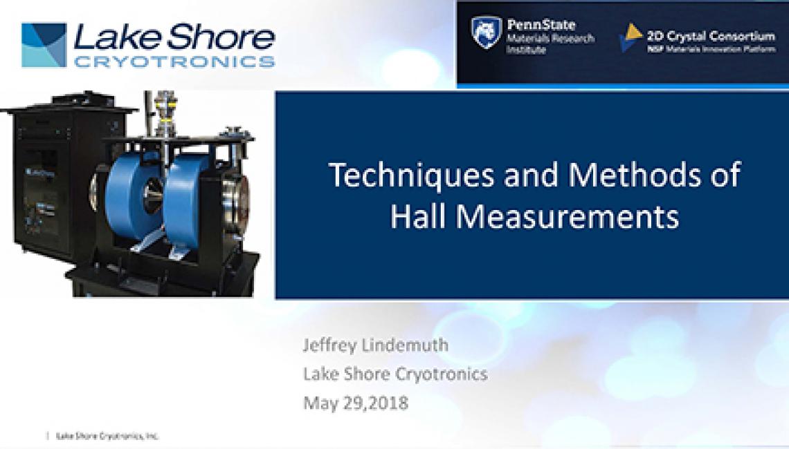 Techniques and Methods of Hall Measurements