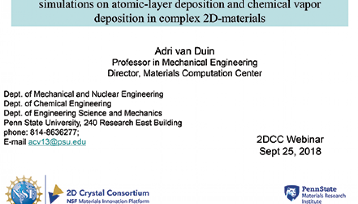 The ReaxFF Method and Its Applications to Atomistic-scale Simulations of 2D-materials Growth and Interface Chemistry